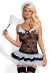 Housemaid костюм служанки Obsessive (черный) Housemaid костюм служанки Obsessive (черный)