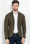 Кардиган мужской однотонный на пуговицах 244V004 (хаки)