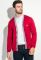 Кардиган чоловічий з коміром у смужку 50PD302 (червоний/черний)