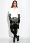 Кардиган женский 270F30514 (молочный/черный)