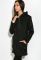 Кардиган женский на флисе 120PCH002 (черный)