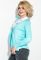 Жіночий кардиган під сорочку 446K002 (блакитний)