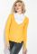 Кардиган женский под рубашку 446K002 (горчичный)