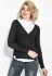 Жіночий кардиган під сорочку 446K002 (чорний)