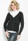 Жіночий кардиган під сорочку 446K002 (чорний)