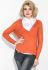 Жіночий кардиган під сорочку 446K002 (теракотовий)