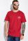 Хлопковая футболка 148P114-7 (бордовый)