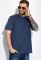 Бавовняна футболка 148P114-7 (синій)