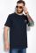 Хлопковая футболка 148P114-7 (темно-синий)