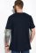 Хлопковая футболка 148P114-7 (темно-синий)