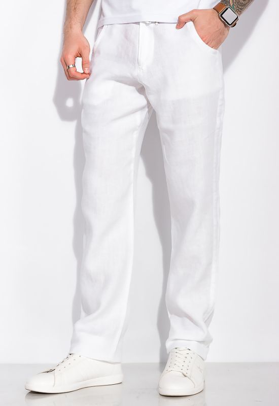 Хлопковые брюки 148P205 (белый)