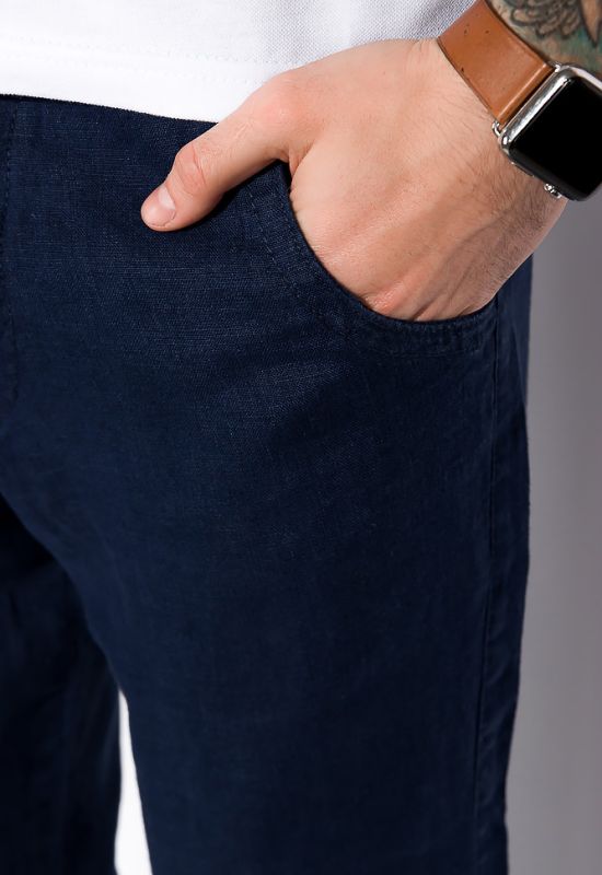 Бавовняні штани 148P205 (синій)
