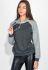 Худі жіноче рукав реглан 317F008 (графітовий/сірий)