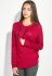 Худі жіноче стильне 64PD158 (червоний/меланжевий)