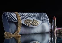 Клатч форми baguette c драпіруванням HY8053 (блакитний)