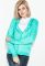 Кофта женская с рюшами 81PD1182 (ментоловый)