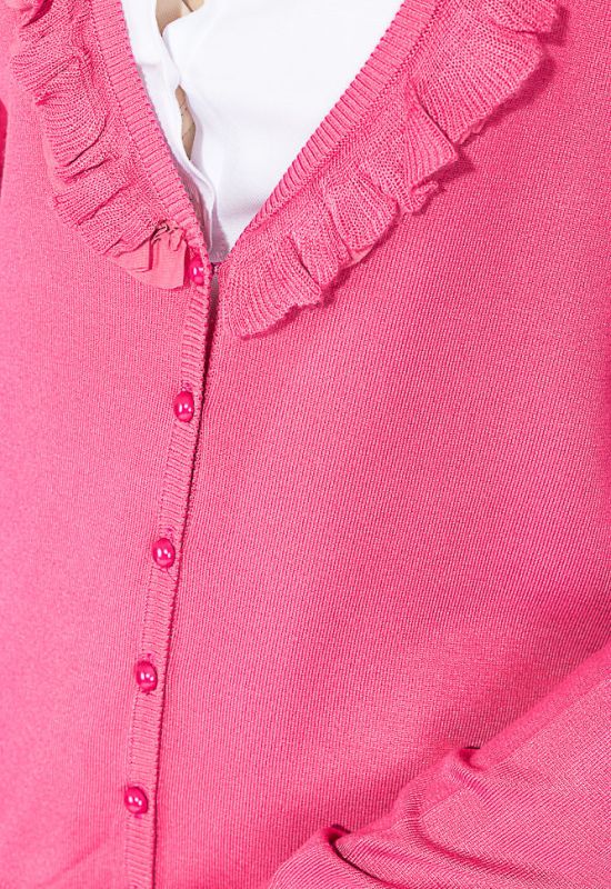 Кофта женская с рюшами 81PD1182 (темно-розовый)
