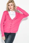 Кофта женская с рюшами 81PD1182 (розовый)
