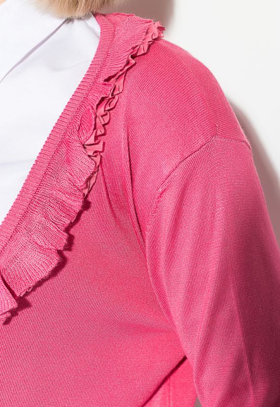 Кофта женская с рюшами 81PD1182 (розовый)