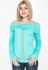 Кофта жіноча зі спущеними плечима 81PD13346 (ментоловий)