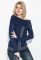 Кофта женская с спущенными плечами 81PD13346 (темно-синий)