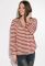 Кофта жіноча в смужку 516F073 (теракотовий)