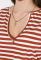 Кофта жіноча в смужку 516F073 (теракотовий)