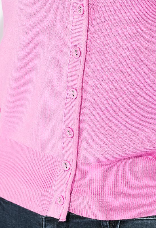 Кофта женскаяна пуговицах повседневная 81PD162 (розовый)