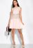Кокетлива сукня 120PMA1644 (молочний/рожевий)