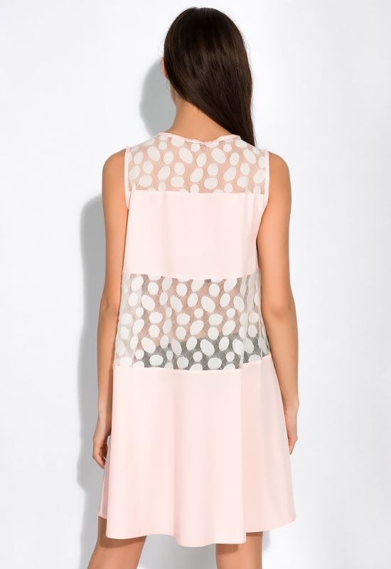 Кокетлива сукня 120PMA1644 (молочний/рожевий)