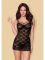 Комплект Obsessive 860-CHE CHEMISE (черный)