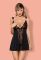 Комплект Obsessive CHARMEA BABYDOLL+str (черный)