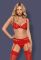 Комплект Obsessive HEARTINA SET (красный)