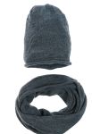 Комплект шапка хомут женский 65PF95-042 (серый)