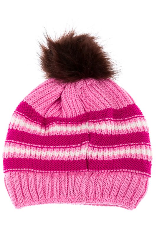 Комплект шапка рукавички шарф 120PTEM53214 junior (світло-рожевий)