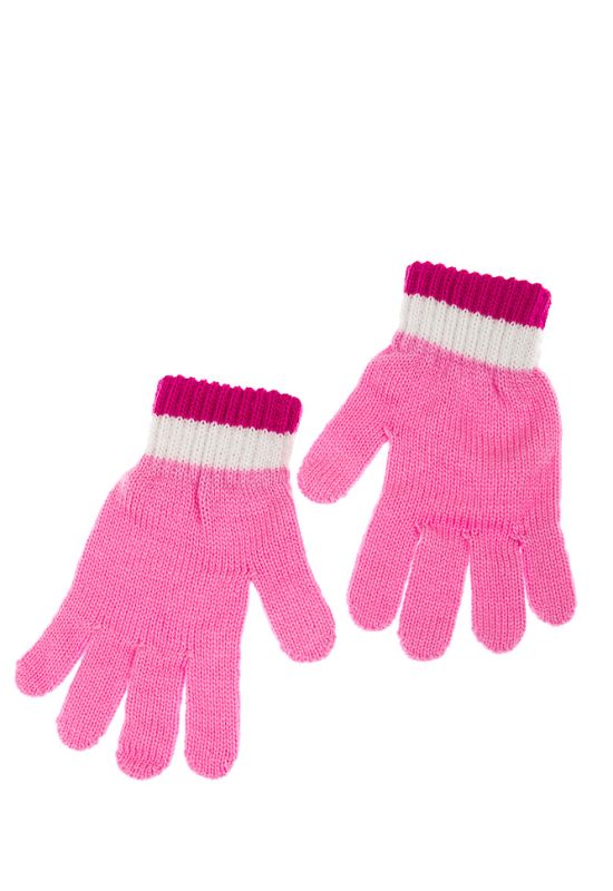 Комплект шапка рукавички шарф 120PTEM53214 junior (світло-рожевий)