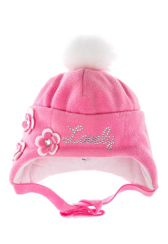 Комплект шапка шарф 120PTLM007 junior (розовый)