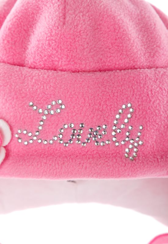 Комплект шапка шарф 120PTLM007 junior (рожевий)