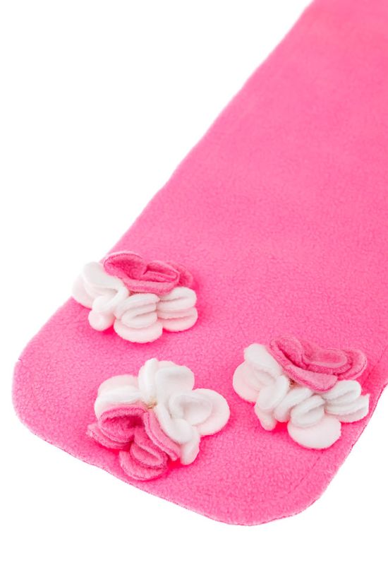 Комплект шапка шарф женский 120PTLM008 junior (розовый)