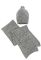 Комплект вязаный классический двойка 65P1407 (серый)