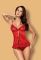 Комплект Obsessive 827-BAB-3 BABYDOLL (красный)