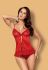 Комплект Obsessive 827-BAB-3 BABYDOLL (красный)