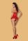 Комплект Obsessive 827-BAB-3 BABYDOLL (красный)
