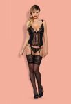 Корсет Obsessive CHARMEA CORSET (чорний)