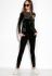 Костюм спорт женский 121P022 (черный)