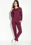 Костюм спорт женский 70P0036 (вишневый)