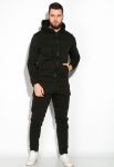 Костюм спортивный на флисе 103P001-1 (черный)