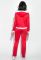 Костюм спортивный с капюшоном 74PD809 (красный/белый)