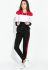 Костюм спортивный женский трехцветный 70PD5029 (черный/красный)