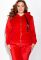 Костюм спортивний жіночий утеплений 120PMHM009-1 (червоний)